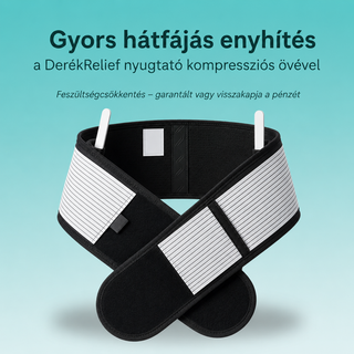 DerékRelief® Dupla kompressziós hát- és csípőstabilizáló merevítő