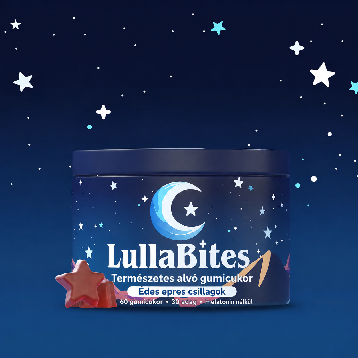 Lullabites – természetes alvást segítő gumicukor